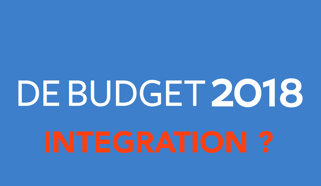 Intégration : le parent pauvre du Budget de l’État 2018 !