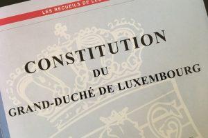 Couverture de la Constitution du Grand-duché de Luxembourg