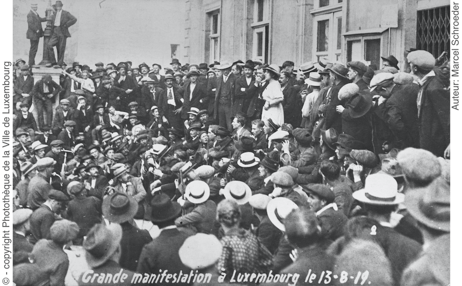 Grande manifestation 1919